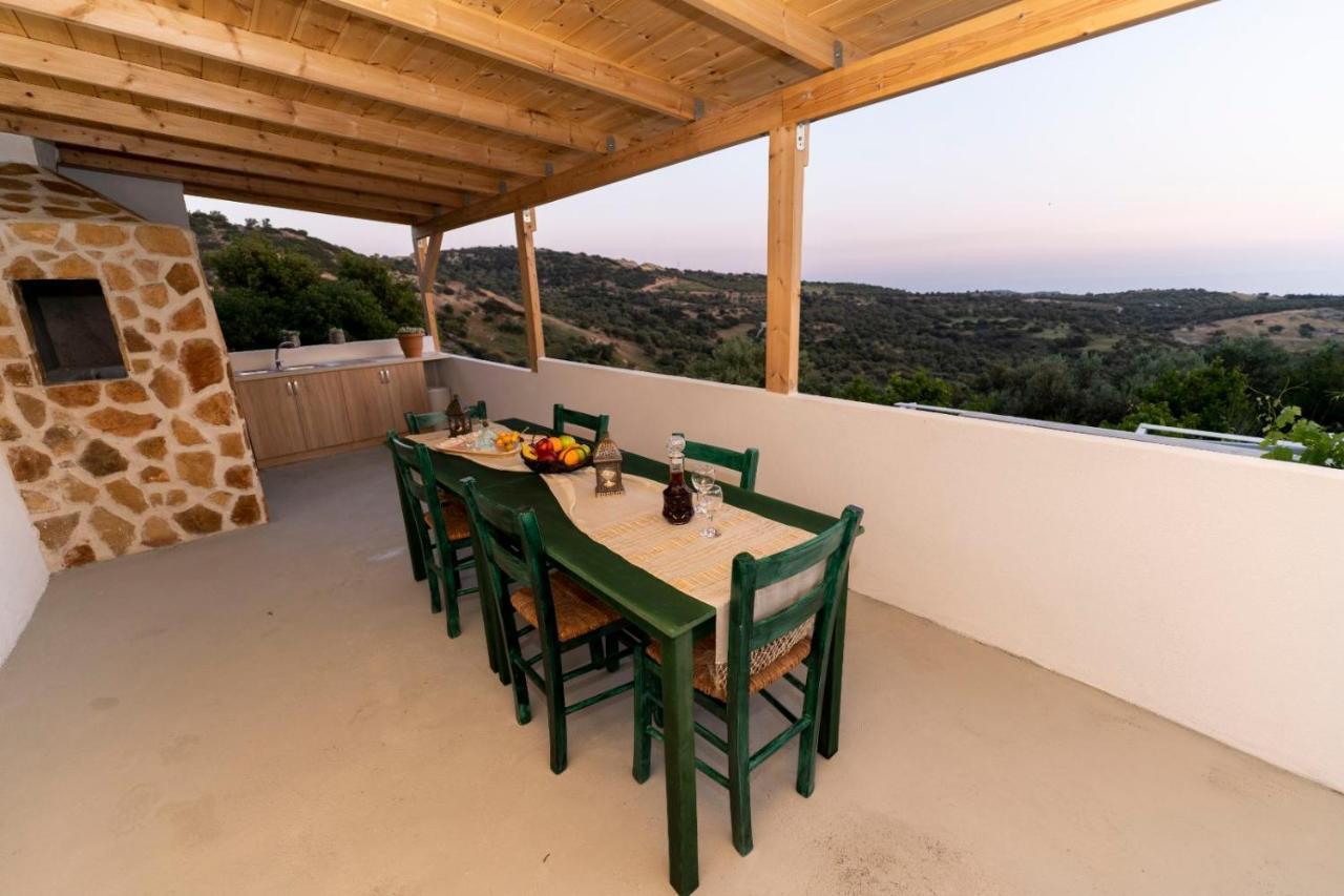 Mano'S House Villa Triopetra Ngoại thất bức ảnh
